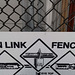hff - chain link fence sign
