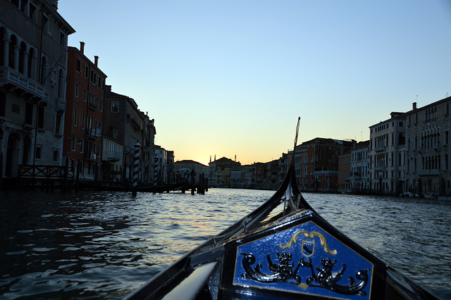 Gondelfahrt am Abend