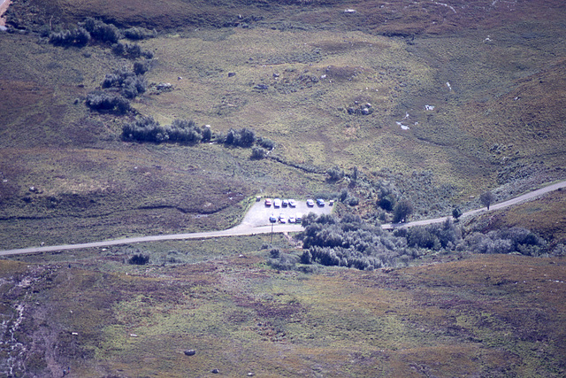 Car Park below Stac Polly