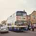 Thamesdown Transport 64 (B64 GHR) in Moreton-in-Marsh - 1 Jun 1993 (195-6)