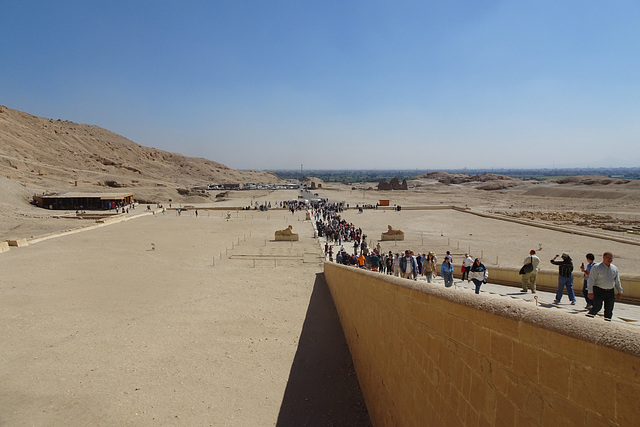 View From The Mortuary Temple Of Hatshepsut