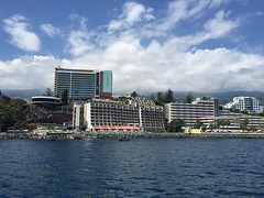 Hotel skyline of Funchal