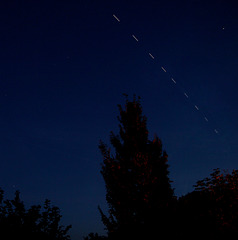 International Space Station (ISS) 6-8-2015 (view on black)