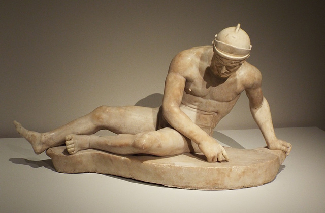 Marble Dying Gaul in the Metropolitan Museum of Art, June 2016
