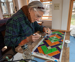April 19: Stained Glass Process - Soldering