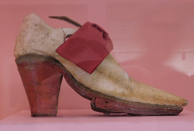 Baroque White and Red Shoe in the Metropolitan Museum of Art, August 2019