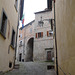 Italy, Narrow Medieval Street in Anghiari