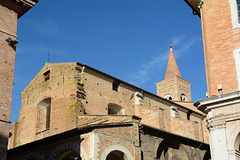 Italy, Urbino, The Church and the Tower of the Convent of St.Francis