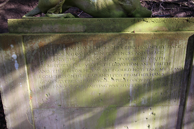 Pets Grave, Wynyard Park, County Durham