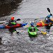 Kayakers on the Findhorn at Dulsie