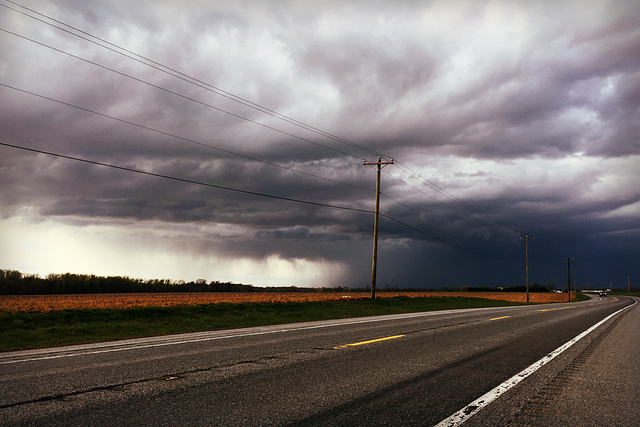 Approaching an Angry Sky