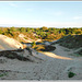 Ombre et lumière sur les dunes du village vacances de Stella Maris