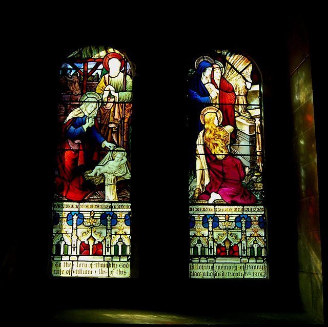 Memorial Window, St Peter's Church, Parwich, Derbyshire