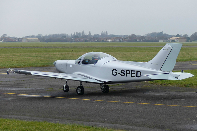 G-SPED at Solent Airport (1) - 16 December 2016