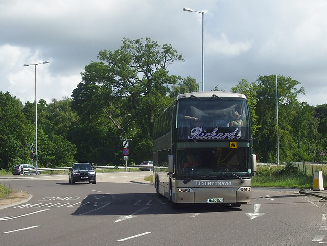 DSCF7565 Richards Coaches WA60 DZH at Barton Mills - 9 Jun 2017