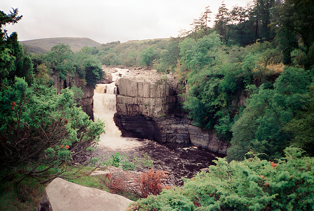 High Force on the River Tees, Upper Teasdale (Scan from Sep 1990)