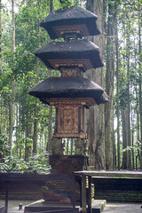 Three-Tiered Meru in Pura Melanting