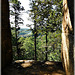 Vue depuis l'intérieur de la cabane sèche de Mauzac (24)