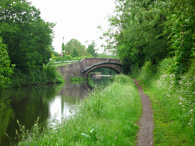 Dimmingsdale Bridge No.53 on the Staffordshire and Worcestershire Canal