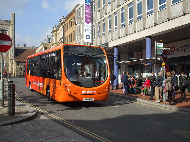 DSCF6713 Reading Buses 167 (SN14 FGP) - 5 Apr 2017