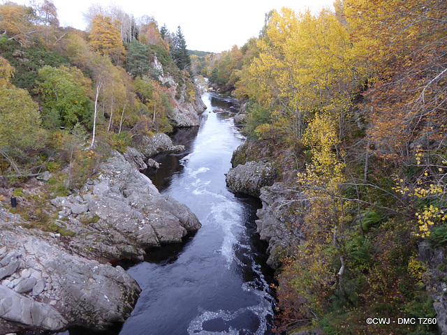 Looking downstream from Dulsie