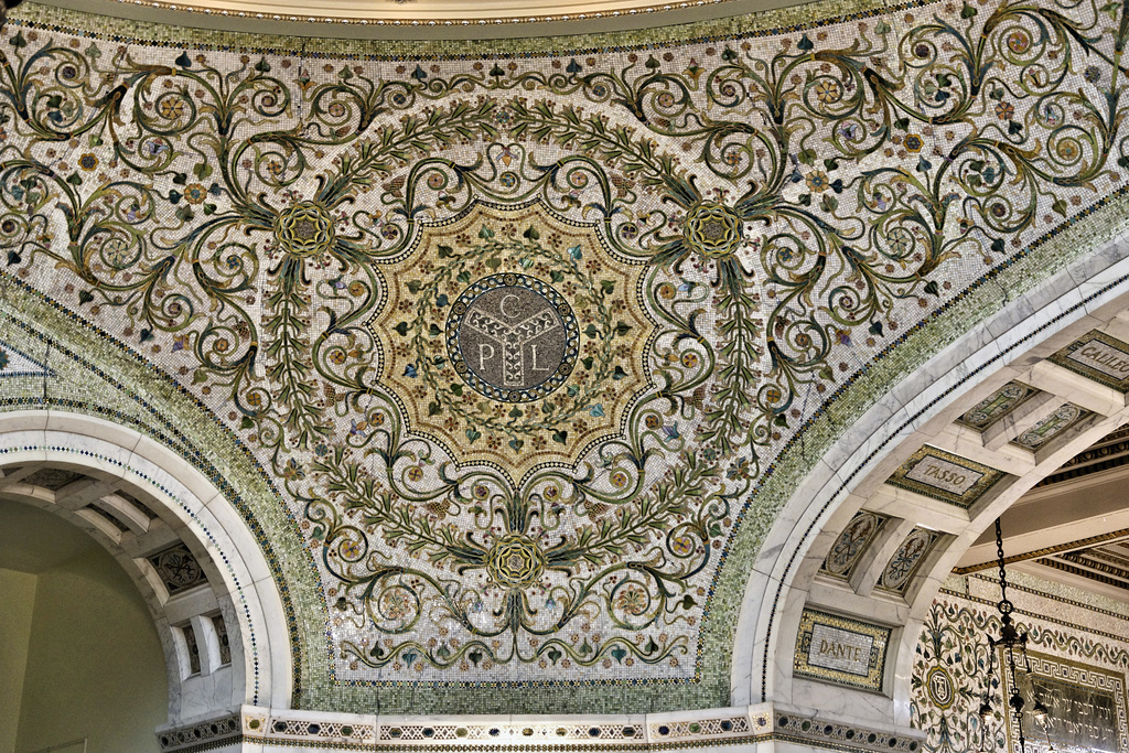 Mosaic Motif – Chicago Cultural Center, 78 East Washington Street, Chicago, Illinois, United States
