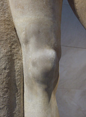 Detail of the Marble Statue of Apollo Lykeios in the Metropolitan Museum of Art, January 2012