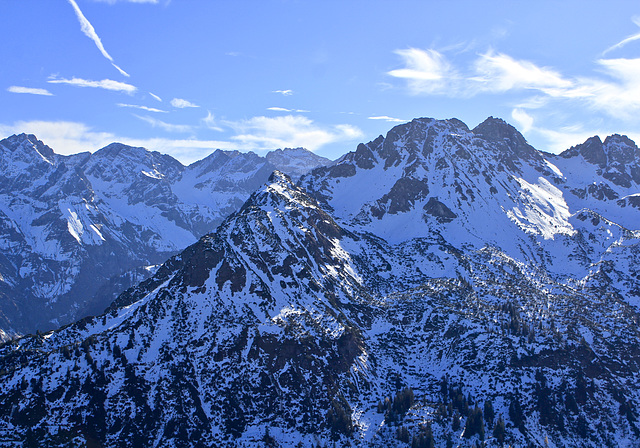 Blick vom Fellhorn; Oberstdorf