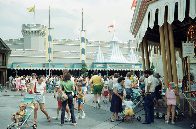 Walt Disney World, Orlando, June 1981.