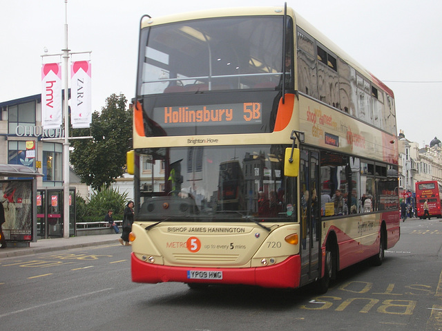 DSCN4974 Brighton and Hove Bus and Coach Company (Go-Ahead Group owned) 720 (YP09 HWG) - 28 Sep 2010