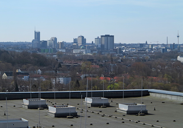 Blick auf Essens Zentrum