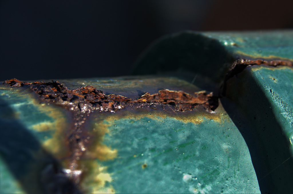 Blue And Rust. The Perfect Match