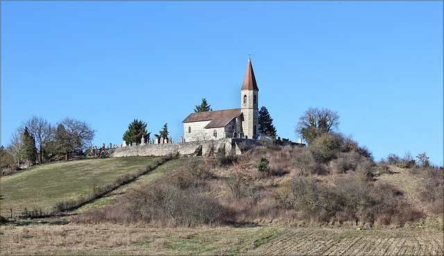 Trept (38). 17 février 2014. Chapelle de Cozance.