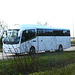 Prospect Coaches (Megabus contractor) PR71 MEG on the A11 at Barton Mills - 7 Apr 2024 (P1170781)