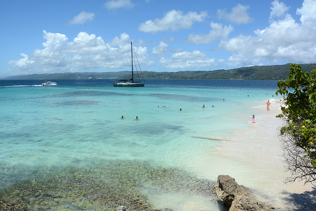 Dominican Republic, The Beach of Cayo Levantado on Bacardi Island