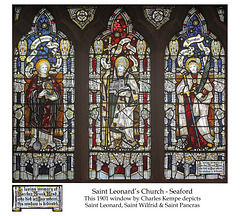 Saint Leonard's Church, Seaford - Barclay, Brook Head, 1901, memorial window