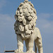 Coade stone lion, Westminster bridge, London