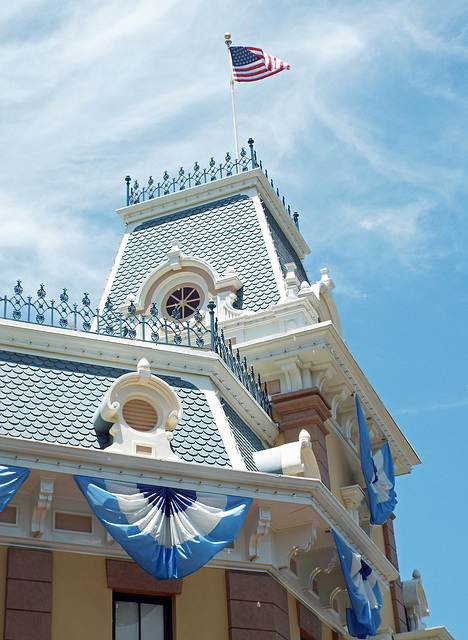 Main Street USA in Disneyland, June 2016