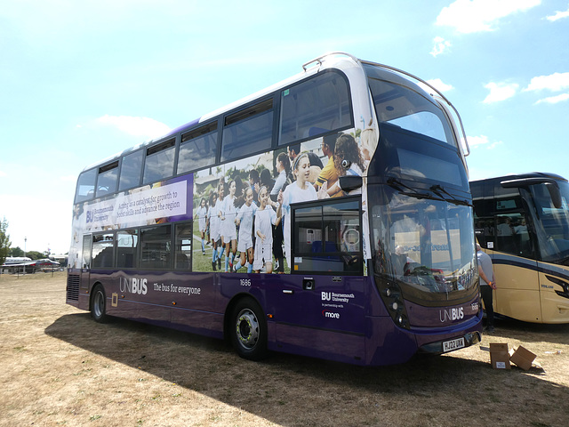 Go South Coast (More Bus) 1686 (HJ22 UXW)  at the ‘BUSES Festival’ Sywell Aerodrome - 7 Aug 2022 (P1120949)