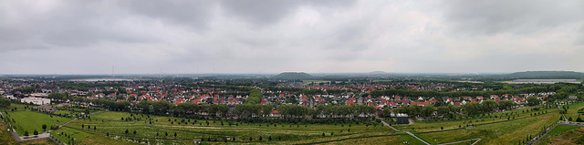 Zeche Friedrich Heinrich 1/2, Panoramablick vom Förderturm Schacht 1 (1)