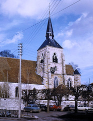 Jouy sur Morin (77) 2 février 1974. (Diapositive numérisée)