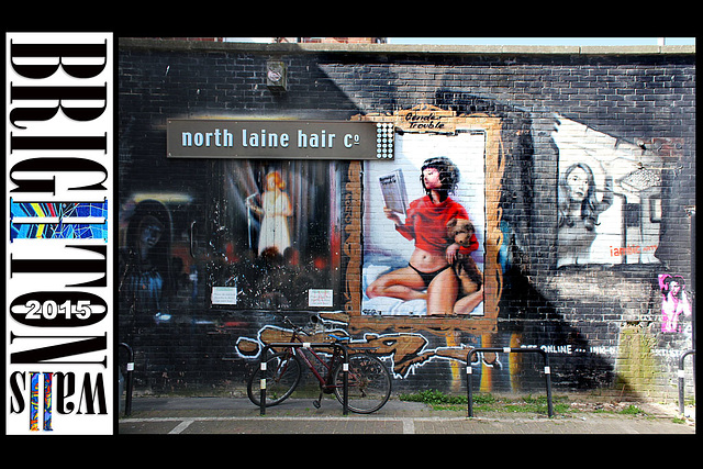 North Laine Hair Co - Brighton Walls - 31.3.2015