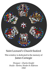 Saint Leonard's Church, Seaford - James Carnegie memorial window