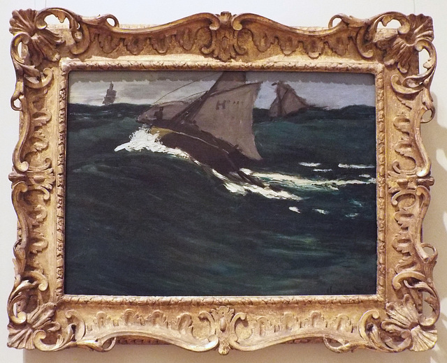 The Green Wave by Monet in the Metropolitan Museum of Art, July 2018