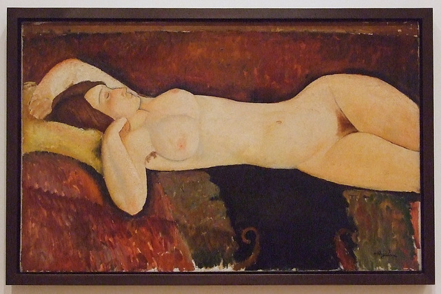 Reclining Nude by Modigliani in the Museum of Modern Art, March 2010