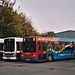 Stagecoach Cambus Leyland Lynx buses at Depot Road, Newmaket - Mid Nov 2005 (551-17)