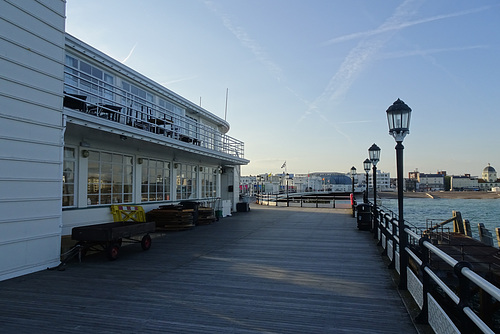 On Worthing Pier
