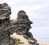 Der auf die See blickt ;)  Sedgefield- wind-carved head