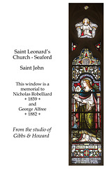 Saint Leonard's Church, Seaford - Saint John window