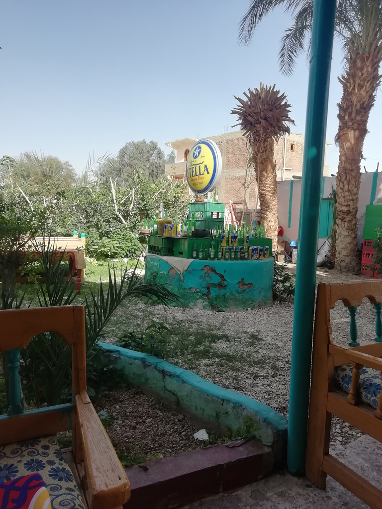 Bierwerbung in Luxor